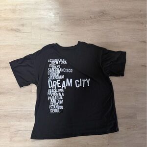 Dream City Black Graphic Tee
